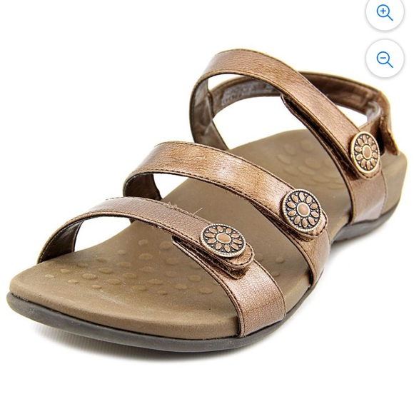 COPY - Vionic Cathy Women W Open-Toe Synthetic Bronze Slingback Sandal - Picture 2 of 11